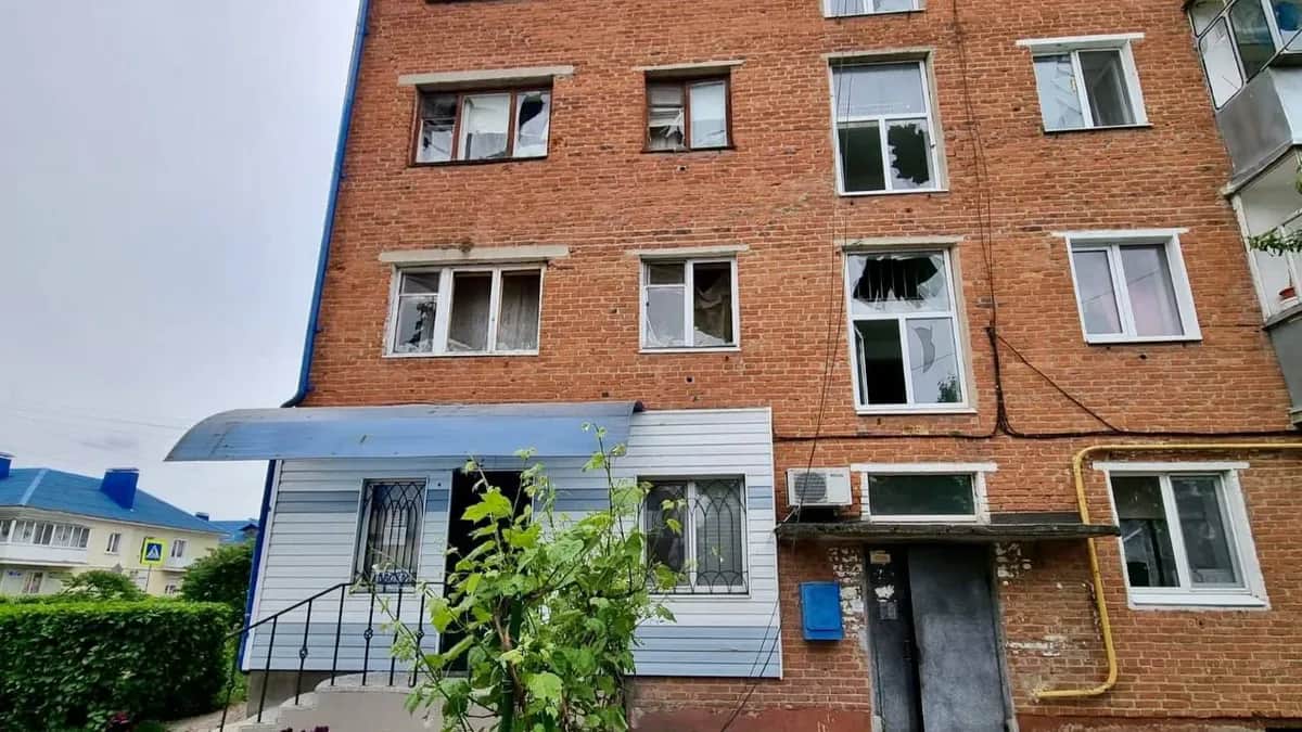 Последствия обстрела Шебекино. Фото: Telegram