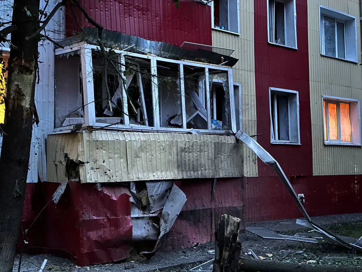 Последствия обстрела Шебекино. Фото: Telegram