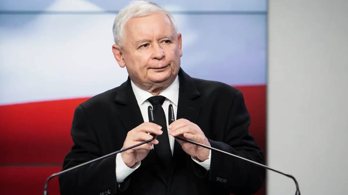 Основатель и председатель правящей консервативной партии «Право и справедливость» Ярослав Качиньский. Фото: Mateusz Wlodarczyk / NurPhoto / Getty Images