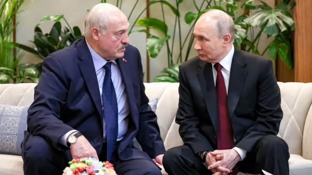 Belarus’s Lukashenko says he and Putin often joke about who is the bigger dictator
