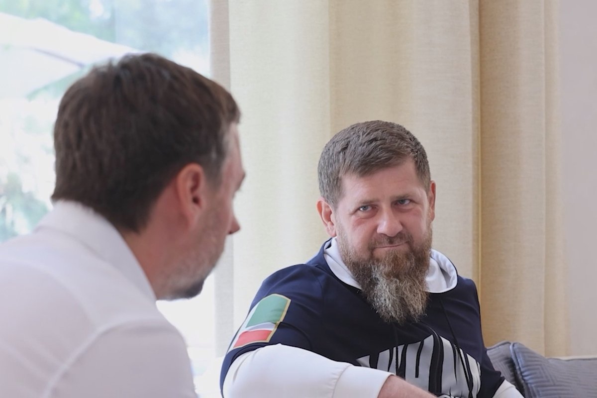 Рамзан Кадыров на встрече с Владиславом Бакальчуком. Фото: Telegram
