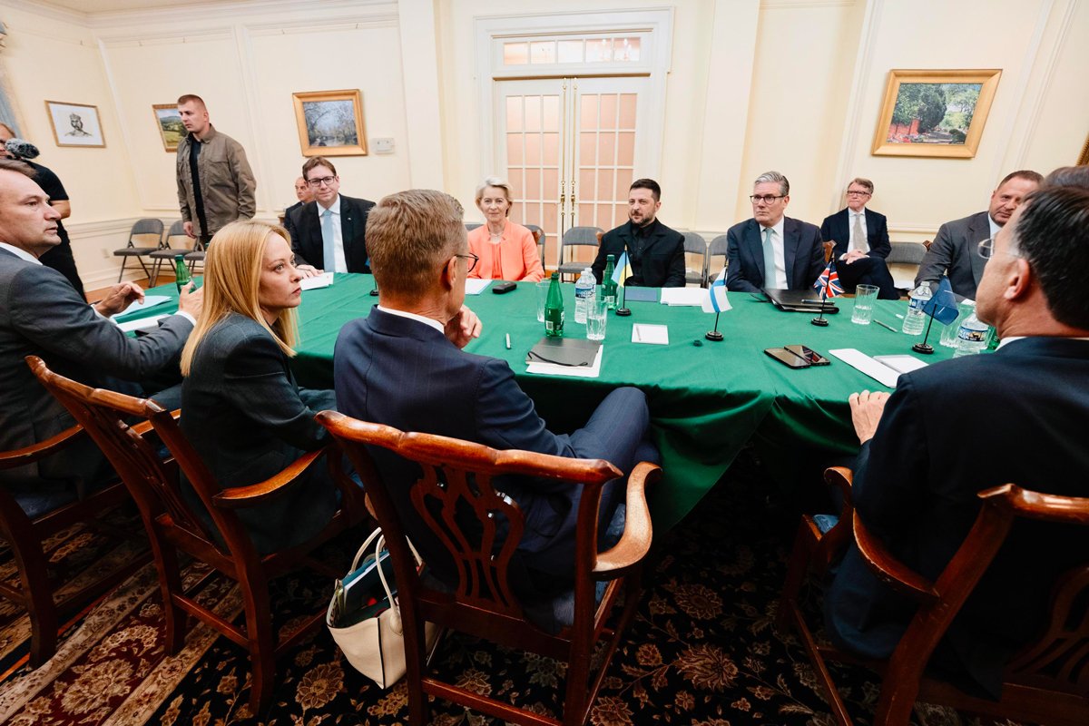 Вашингтон, округ Колумбия, США, 18 августа 2025 года. Фото: Filippo Attili / Chigi Palace Press Office / EPA