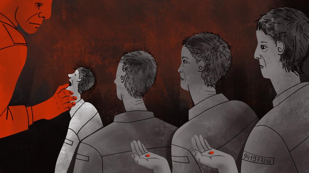 Иллюстрация: Настя Покотинска / «Новая газета Европа»