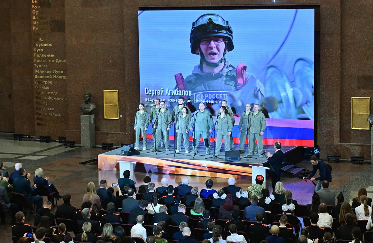 В Музее Победы на Поклонной горе, 24 февраля 2025 года. Фото: Сергей Киселев / Агентство «Москва»