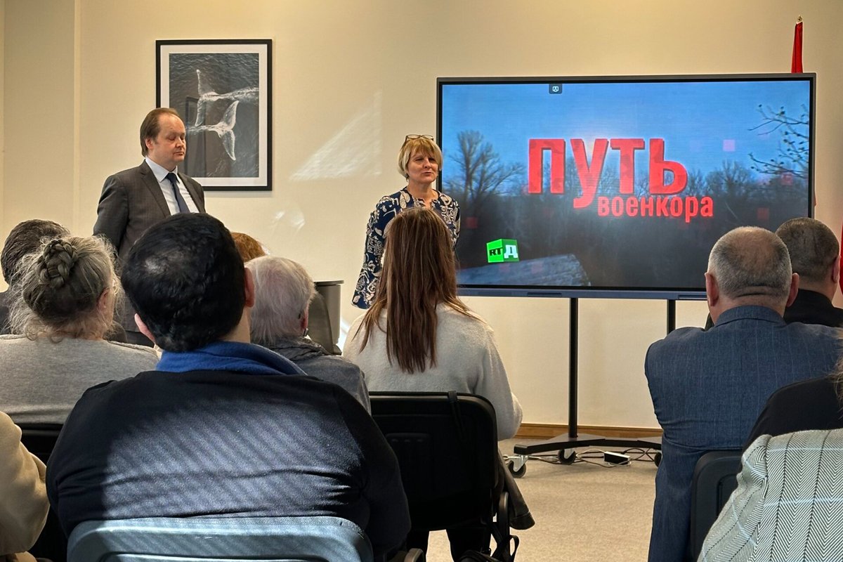 Показ фильма «Путь военкора» в филиале МГУ в Ереване, 12 марта 2024 года. Фото: МГУ имени М. В. Ломоносов