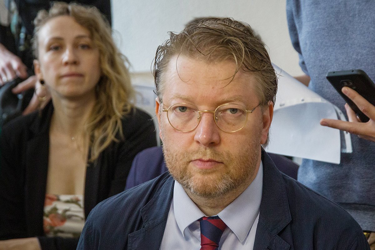 Глава «Яблока» Николай Рыбаков. Фото: «Новая Газета Европа»