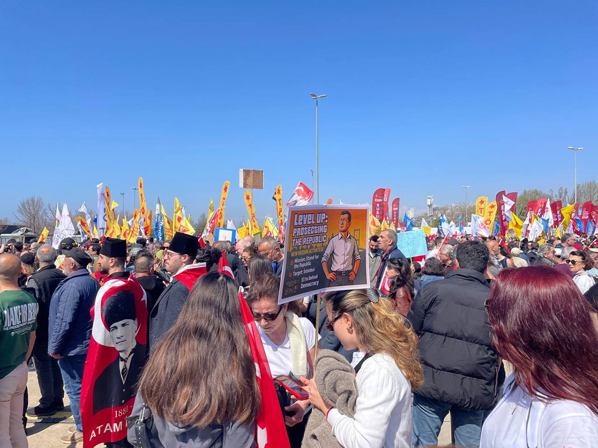 Митинг Республиканской народной партии, Малтепе, Стамбул. Фото: Илья Азар, специально для «Новой-Европа»
