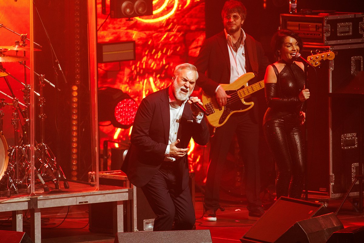 Концерт Валерия Меладзе на ледовом катке Тондираба, Таллинн, Эстония, 11 марта 2025 года. Фото: Remo Tõnismäe / Scanpix / LETA