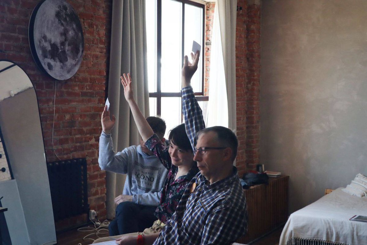 Александр Гермизин на учредительном собрании регионального отделения партии, 19 мая 2024 года. Фото: владимирское отделение « Рассвета »