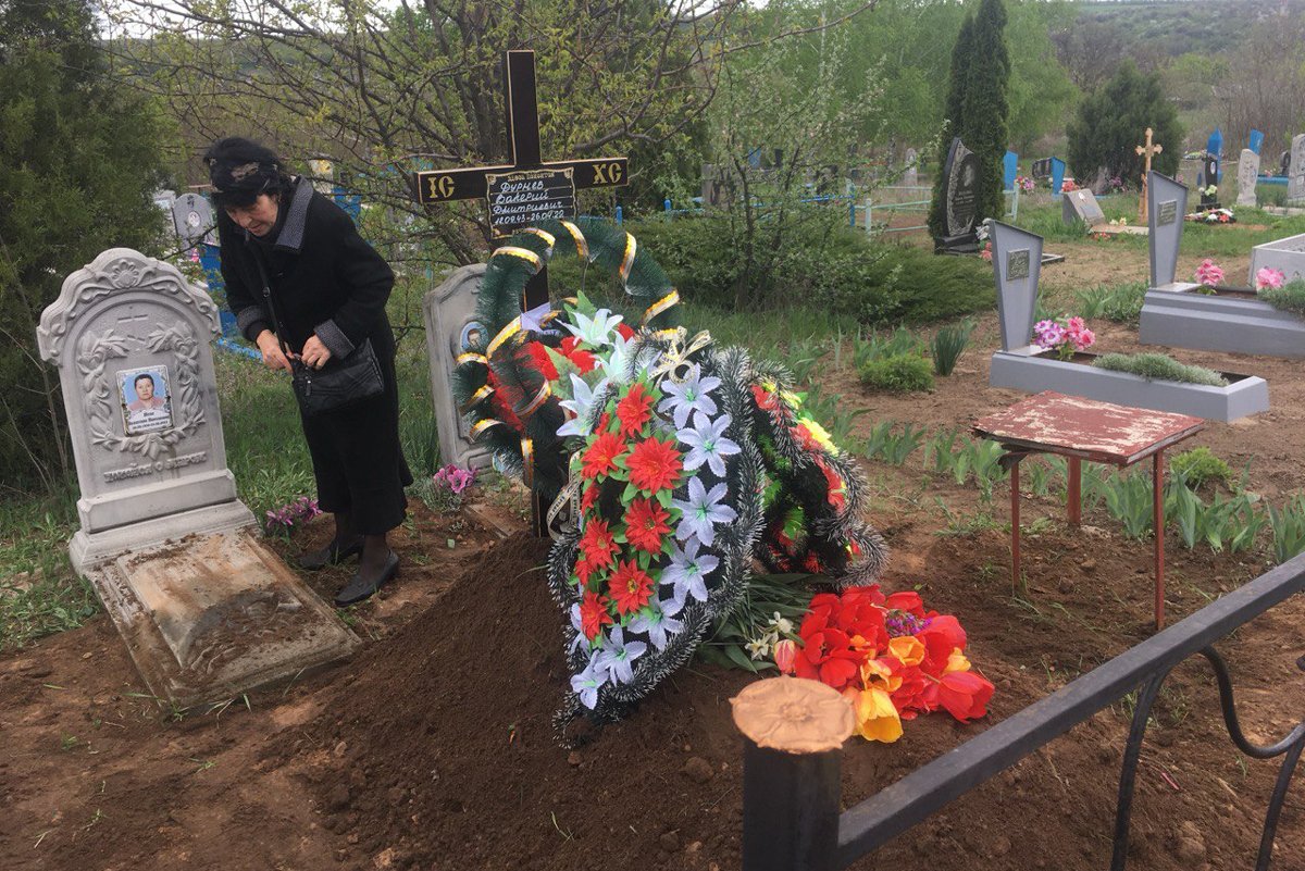 Могила Валерия Дмитриевича Дурнева, Краматорск, Донецкая область, Украина. Фото: Дмитрий Дурнев