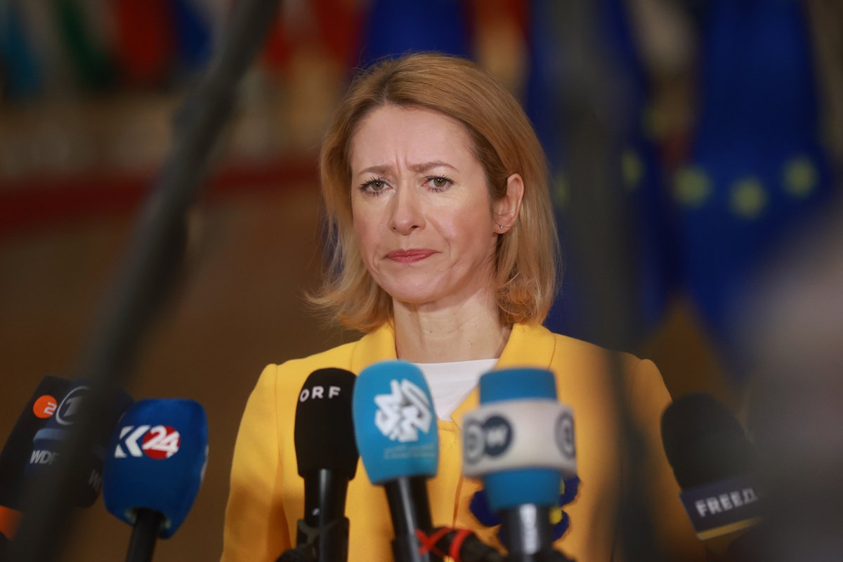 Глава дипломатии ЕС Кая Каллас, 24 февраля 2025 года. Фото: Olivier Hoslet / EPA