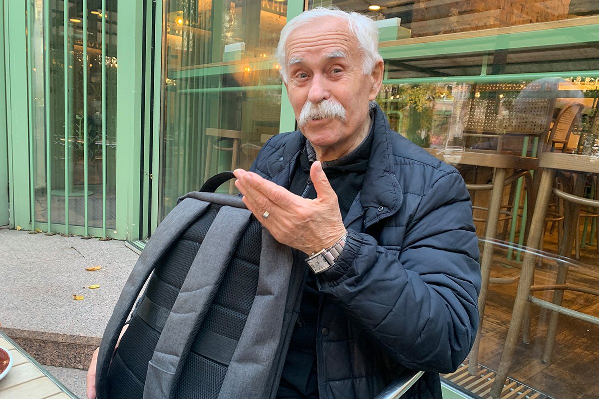 Владимир Крыжанивский, первый Чрезвычайный и Полномочный посол Украины в России. Фото: Ольга Мусафирова, специально для «Новой газеты Европа»