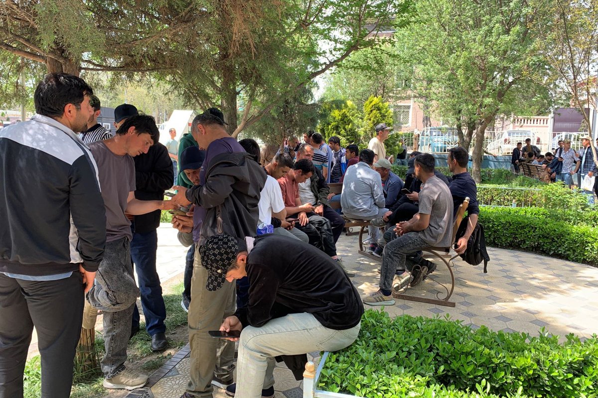 Представительство Многофункционального миграционного центра в Душанбе. Фото Your.tj Фото  Your.tj