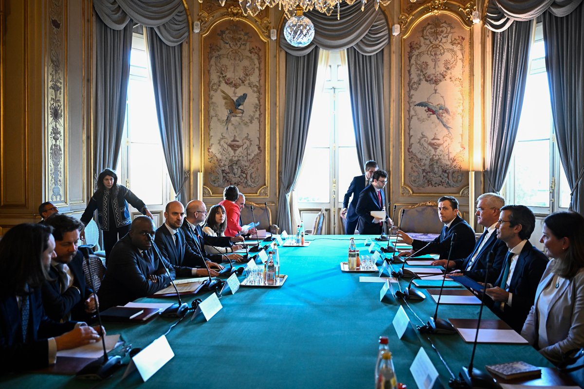 Встреча по Украине в Париже, 17 апреля 2025 года. Фото: Фото: Julien De Rosa / EPA