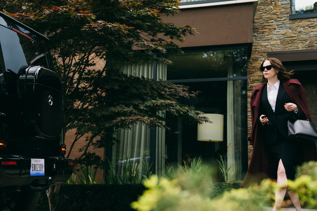 Эмма Стоун в фильме «Бугония», 2025 год. Фото: Atsushi Nishijima / Focus Features / Venice International Film Festival