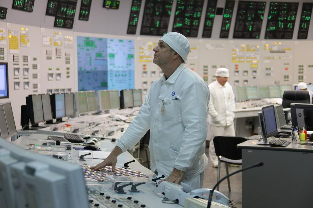 Зал управления реактором четвертого энергоблока Курской АЭС. Фото: «Росатом»