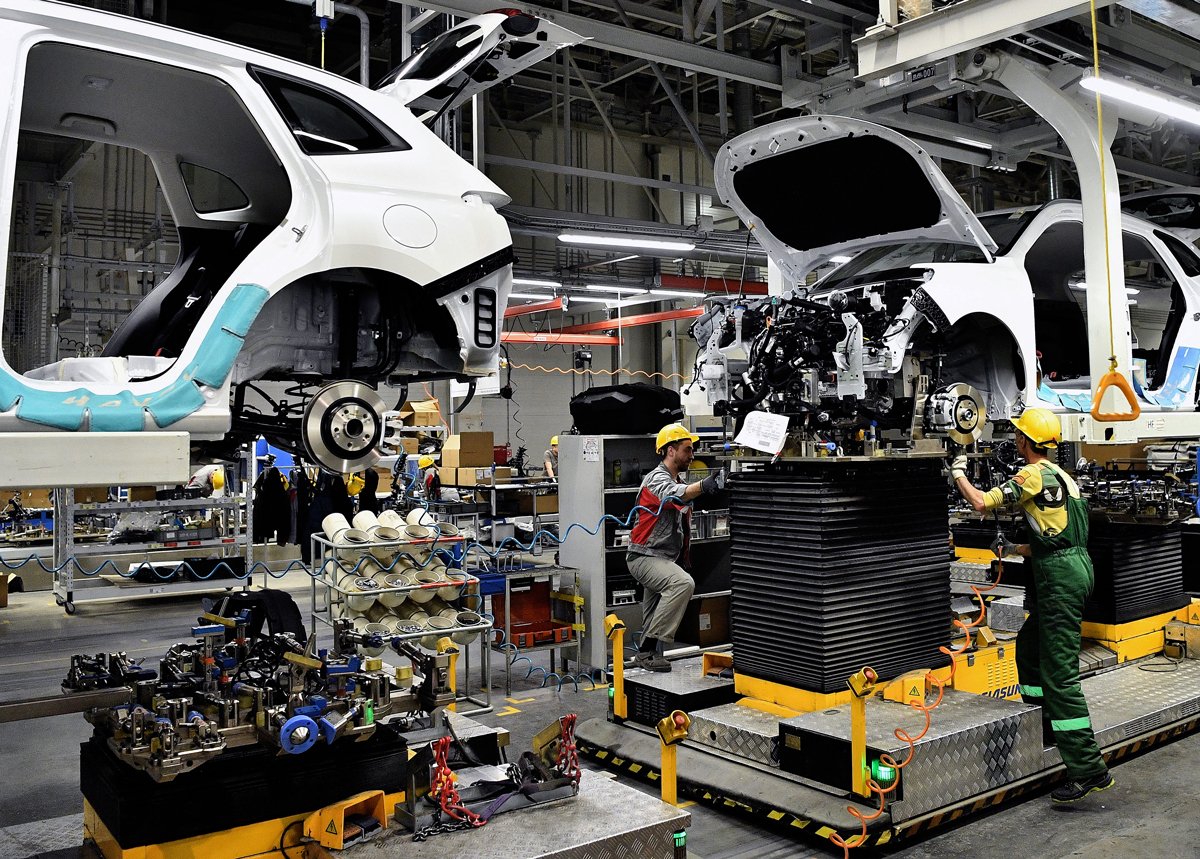 Сборка автомобилей Haval на конвейере завода в Тульской области, 25 января 2023 года. Фото: Игорь Иванько / Коммерсантъ / Sipa USA / Vida Press