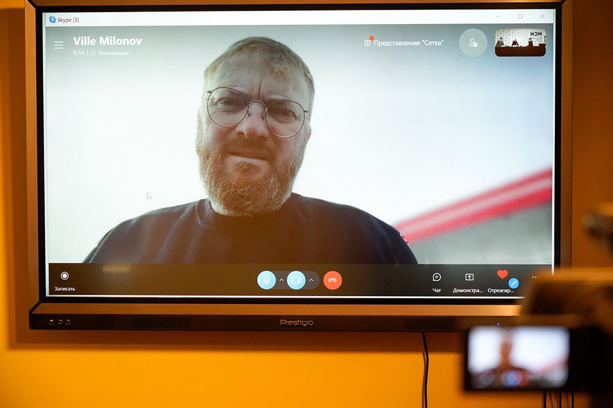 Виталий Милонов во время пресс-конференции «Феминизм и чайлдфри — новая угроза национальной безопасности?» в Национальной службе новостей. Фото: Александр Авилов / Агентство «Москва»