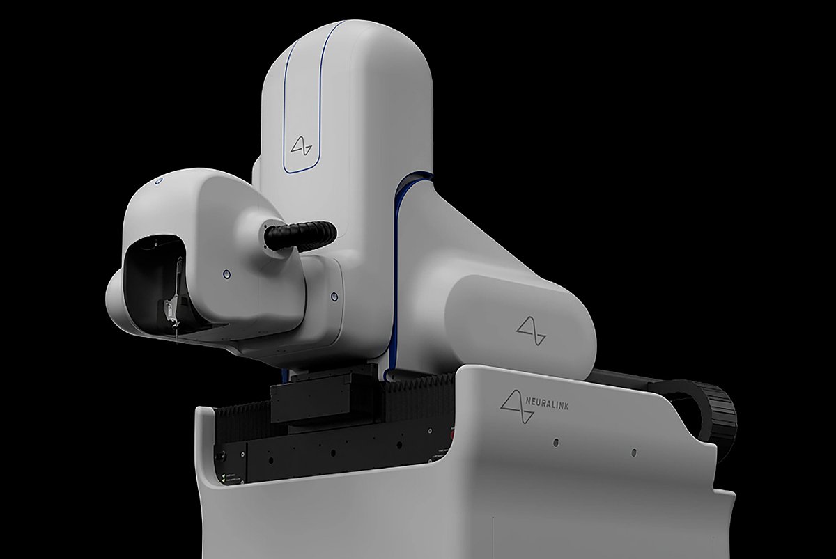Хирургический робот от компании Neuralink. Фото: neuralink.com