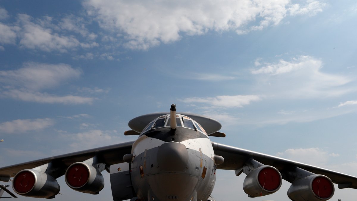 А-50 на авиасалоне МАКС-2015 в Жуковском, Московская область, 26 августа 2015 года. Фото: Сергей Чириков / EPA